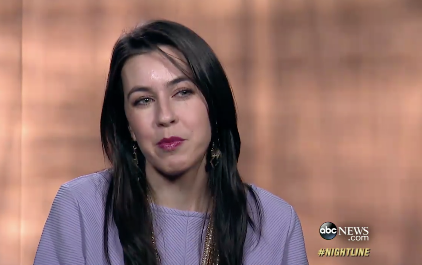 Giving the side eye to the camera while talking about Beyonce's vegan delivery startup in 2015.