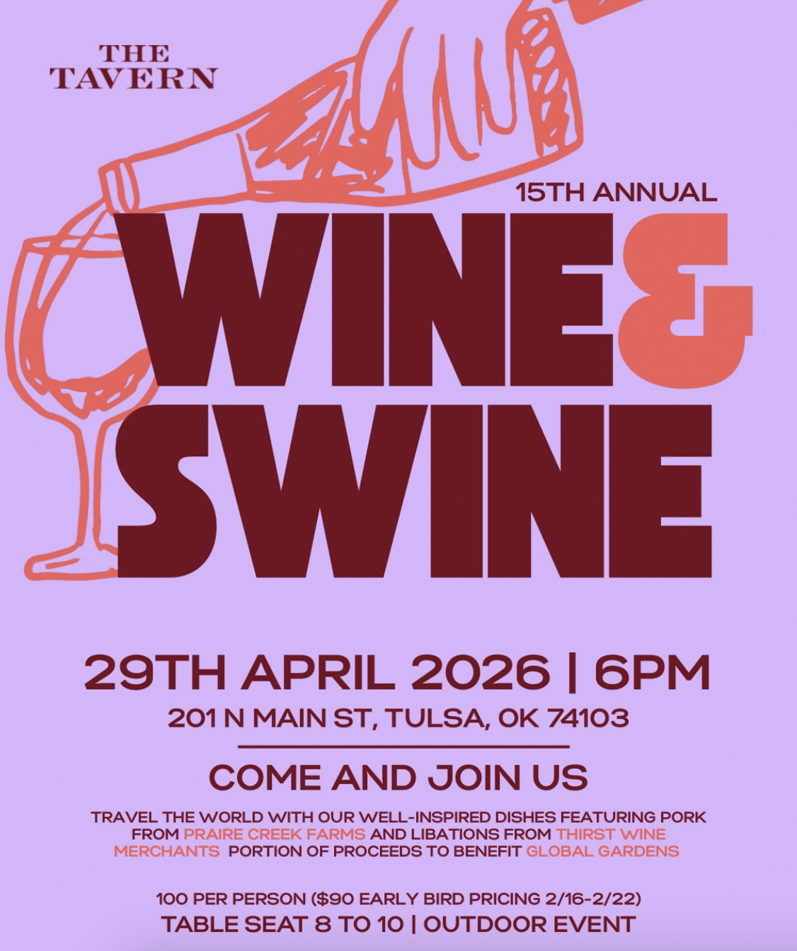 15th Annual Wine &amp; Swine