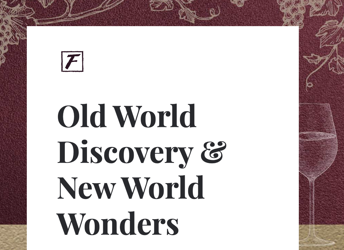 Old World-New World Wine Dinner at Fleming's
