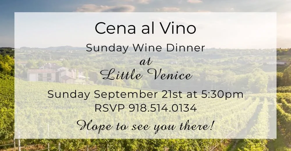 Pizzolato Wine Dinner at Little Venice