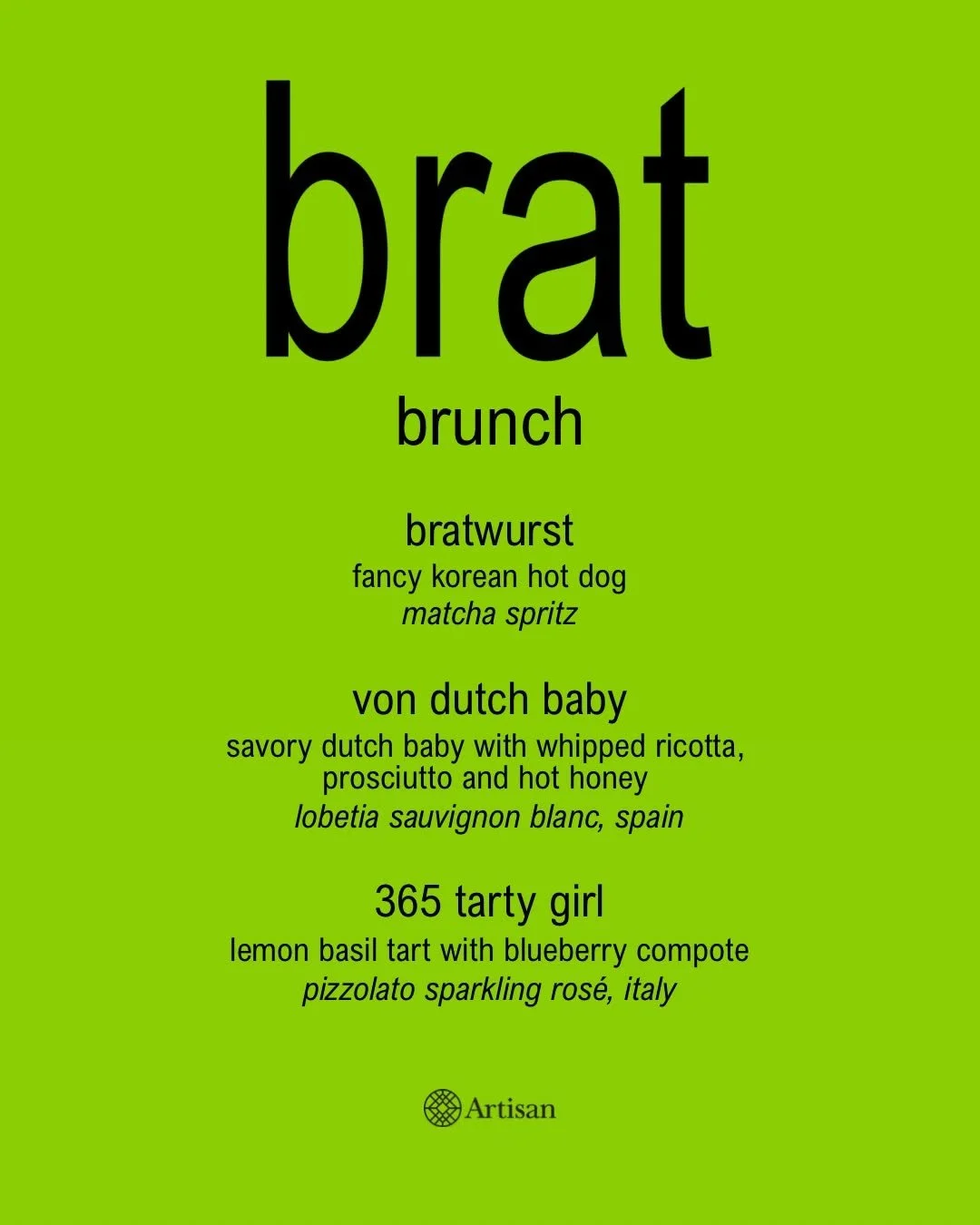 Brat Brunch at Duet