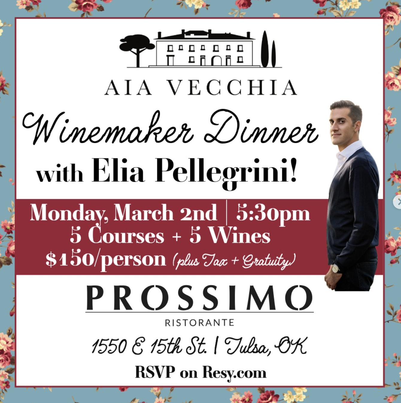 Aia Vecchia Wine Dinner at Prossimo
