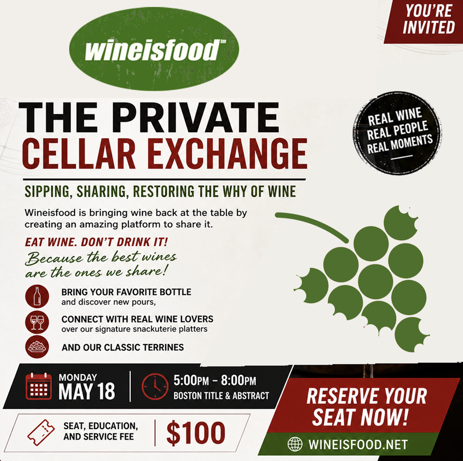 Private Wine Exchange at Boston Title &amp; Abstract 