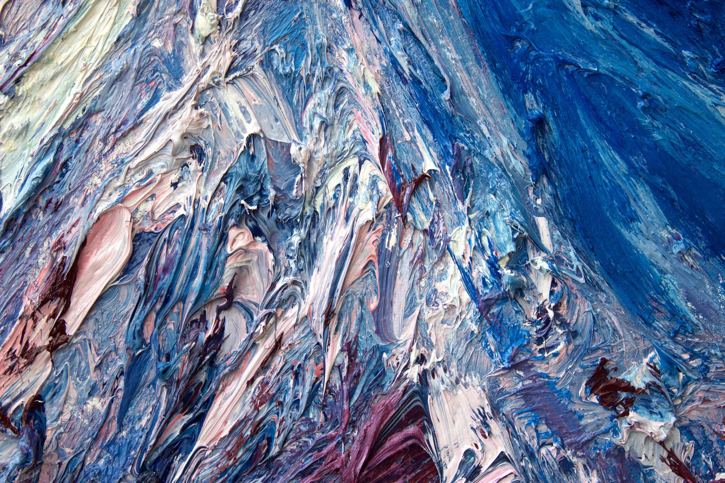 Detail: Mt Taranaki in Winter