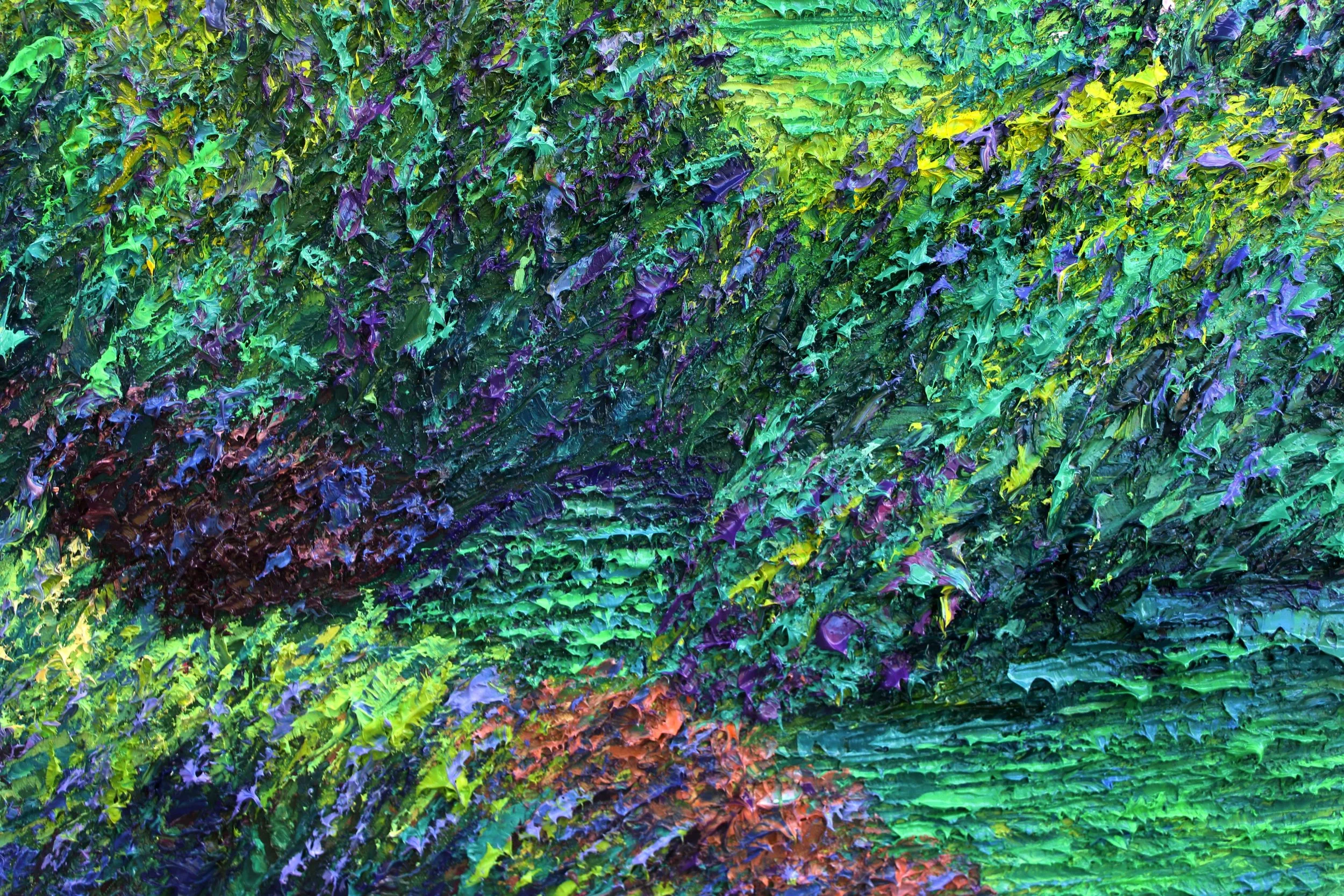 Detail: Garden In Violet And Viridian