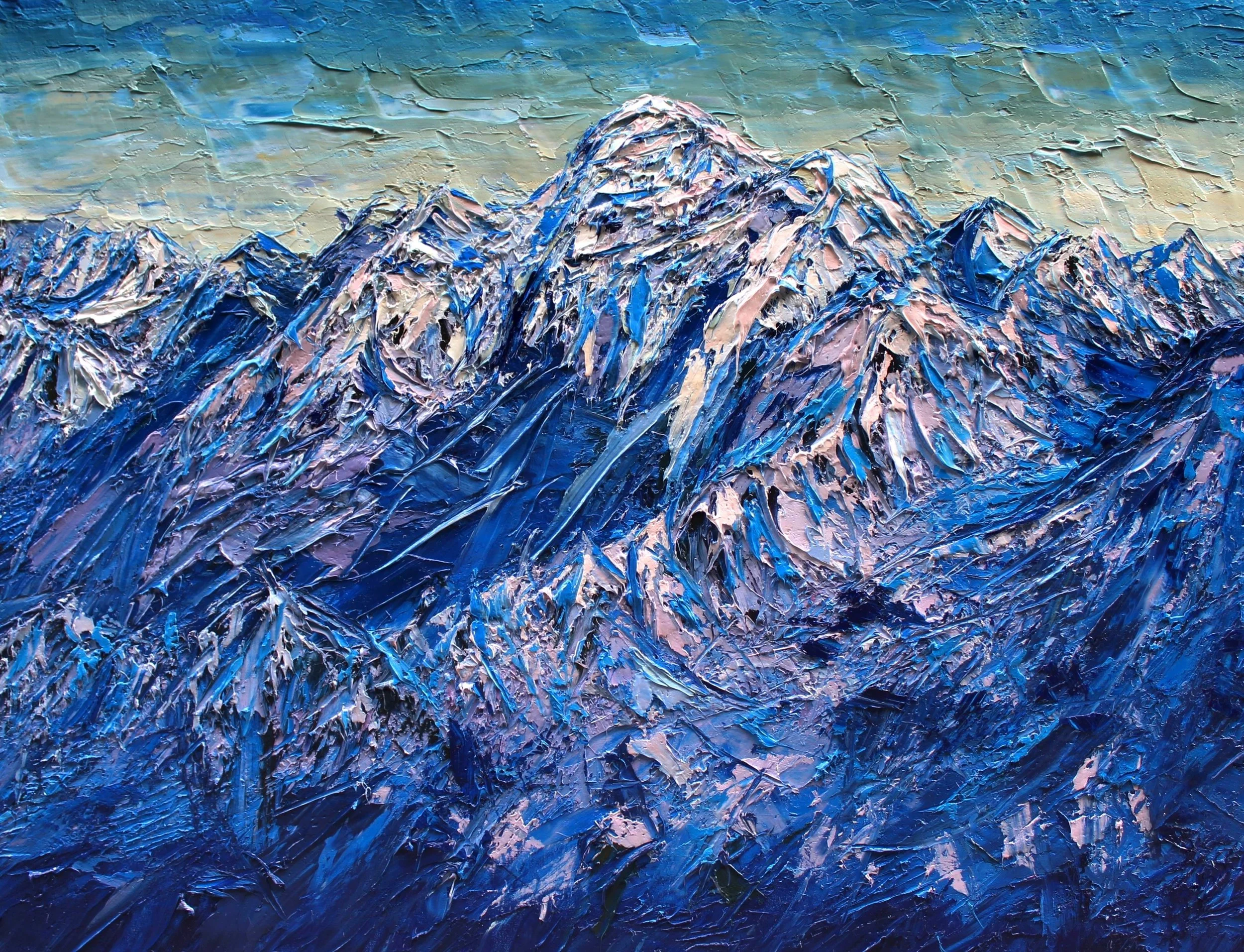 Blue Ridges Of Mt Tasman