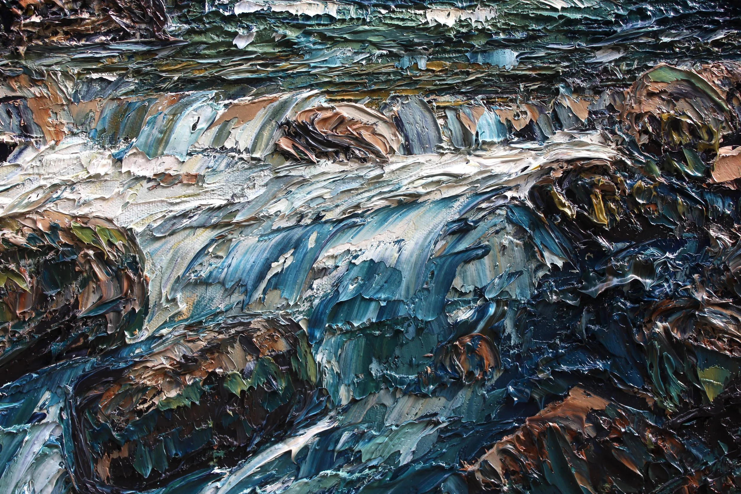 Detail: Mackay Falls On The Milford Track