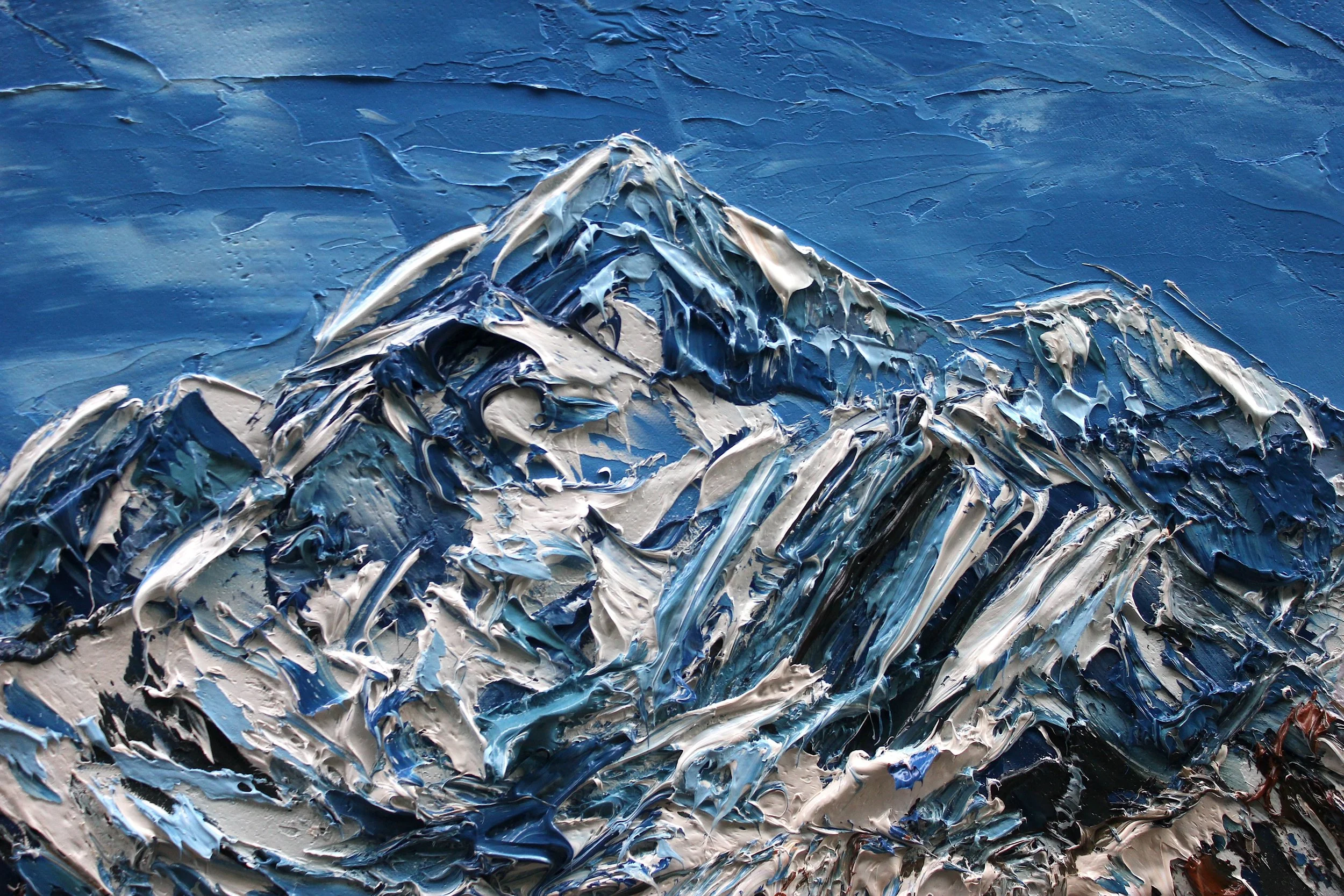 Detail: Aoraki/Mt Cook And Mt Tasman From The West