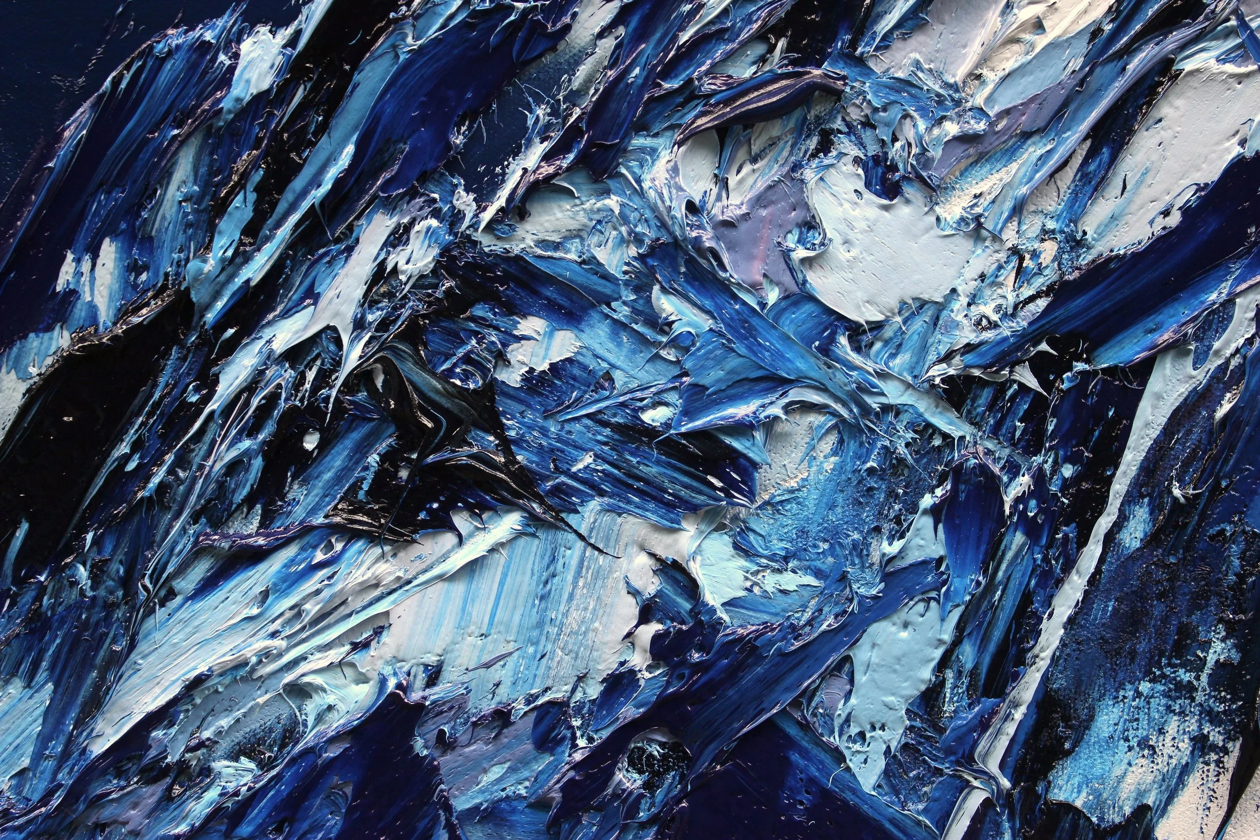 Detail: Glimpse Of Aoraki