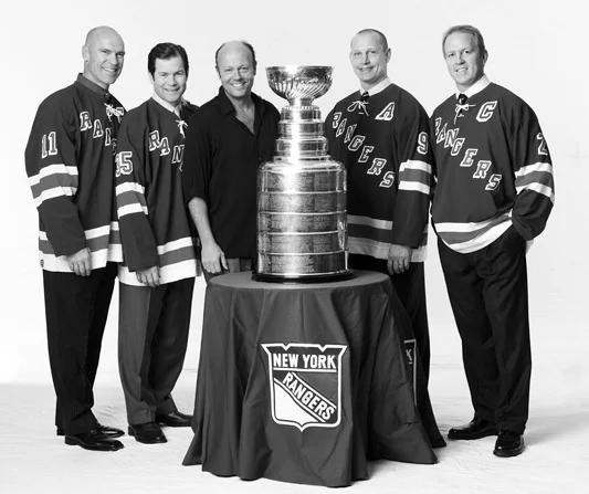 With The 1994 Stanley Cup winning New York Rangers Alumni