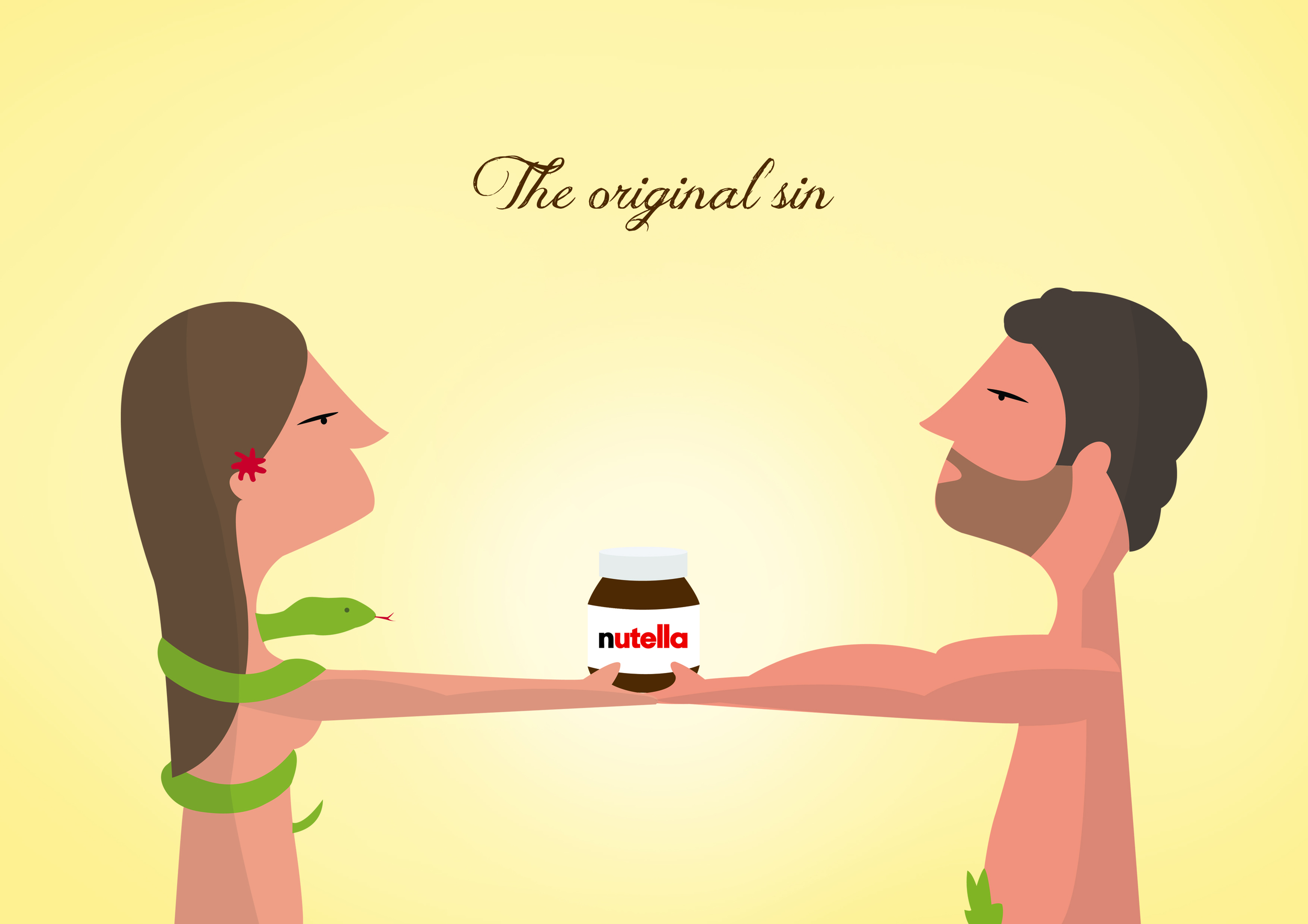 Even Adam and Eve couldn't resist.