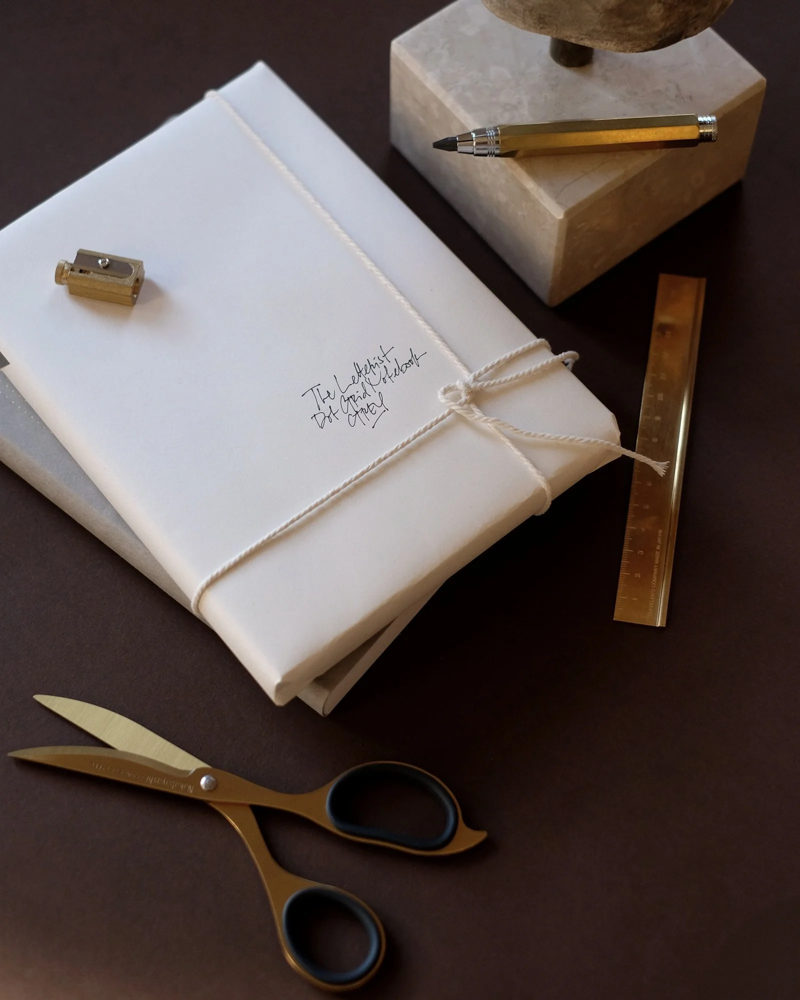 Strictly speaking, no one *needs* a brass sketching pencil, a brass ruler or an adjustable brass sharpener complete with tiny leather pouch&hellip;

But also very strictly speaking, you can *choose* to be extraordinary.

To surround yourself with exq