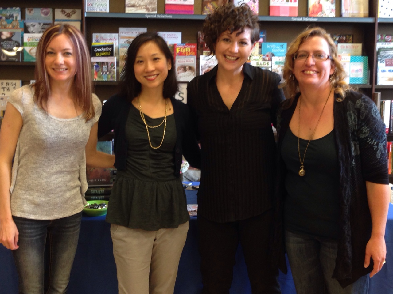 NK Traver, lydia kang, tonya kuper, and me in lincoln, nebraska!