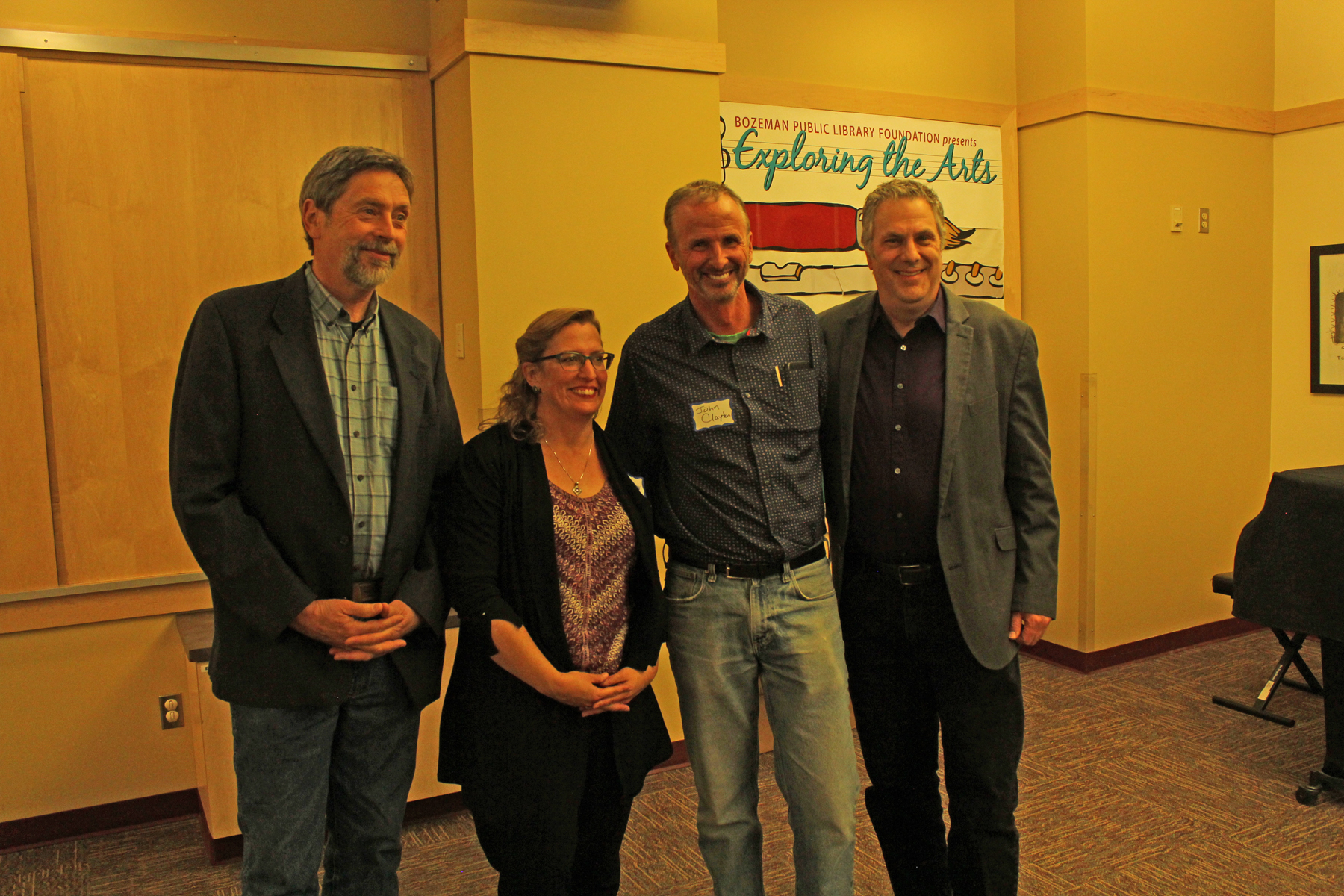 Jim Robbins, me, John Clayton, and David Abrams.