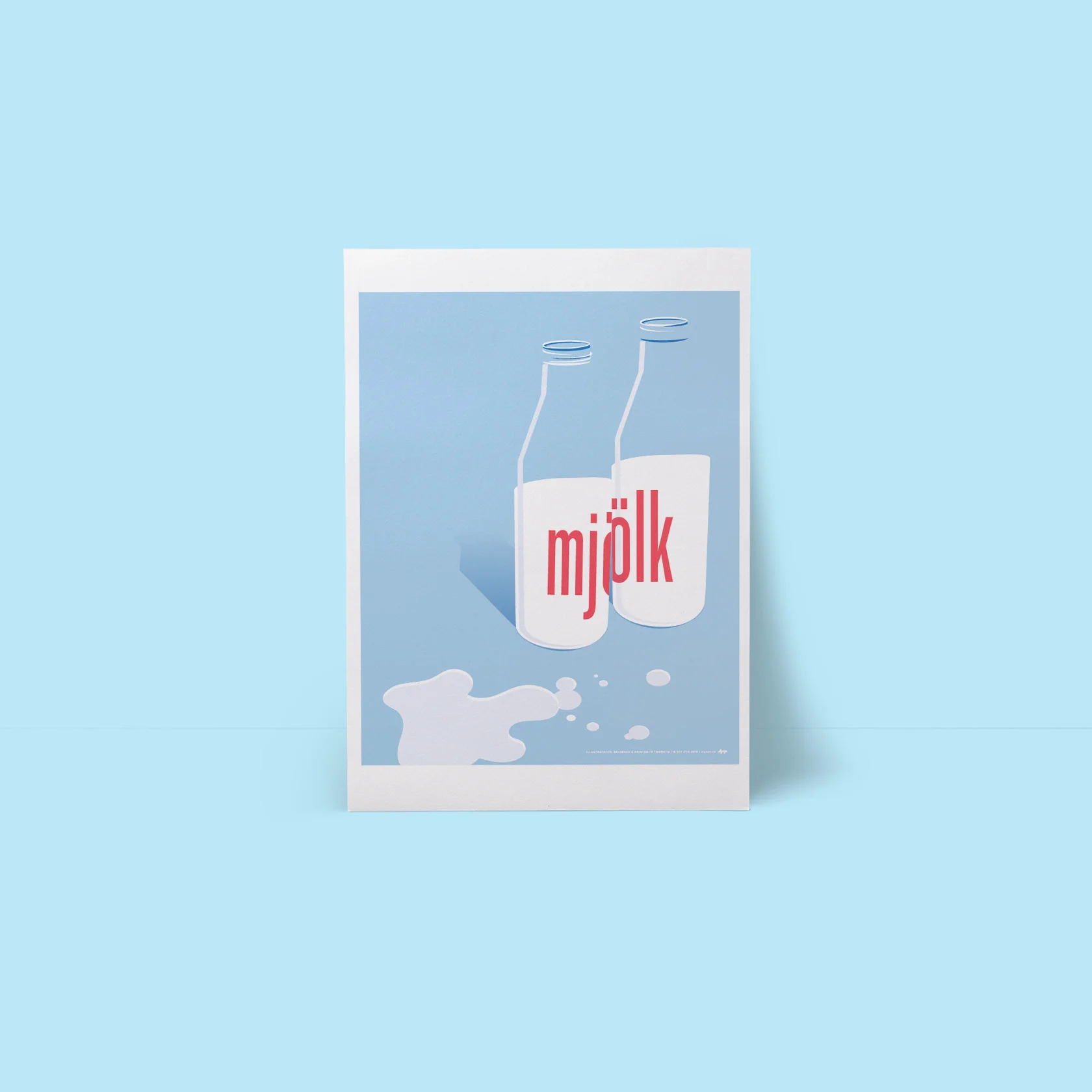 MJÖLK POSTER