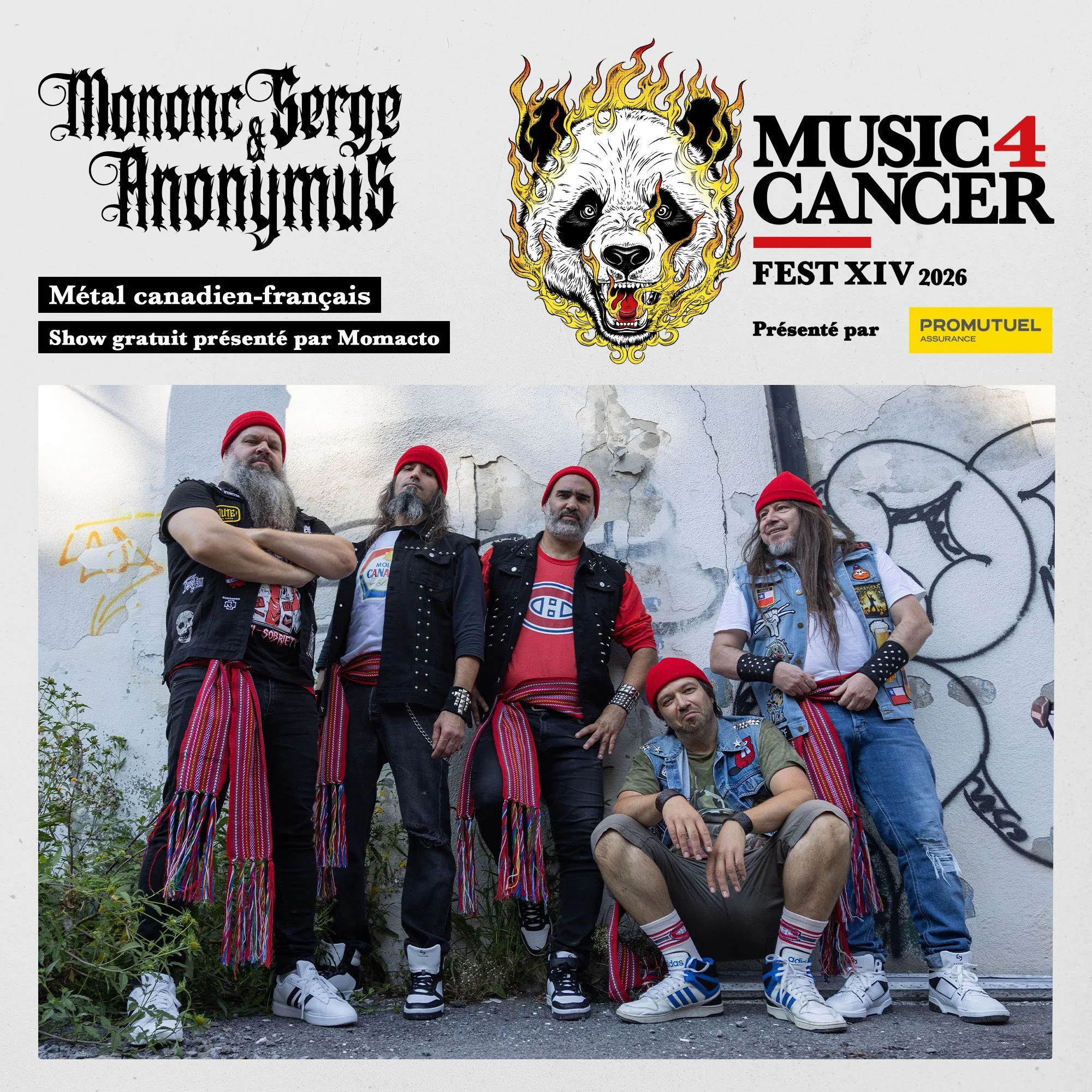 SHOW GRATUIT présenté par Momacto Inc Mononc' Serge &amp; Anonymus sont de retour à M4C