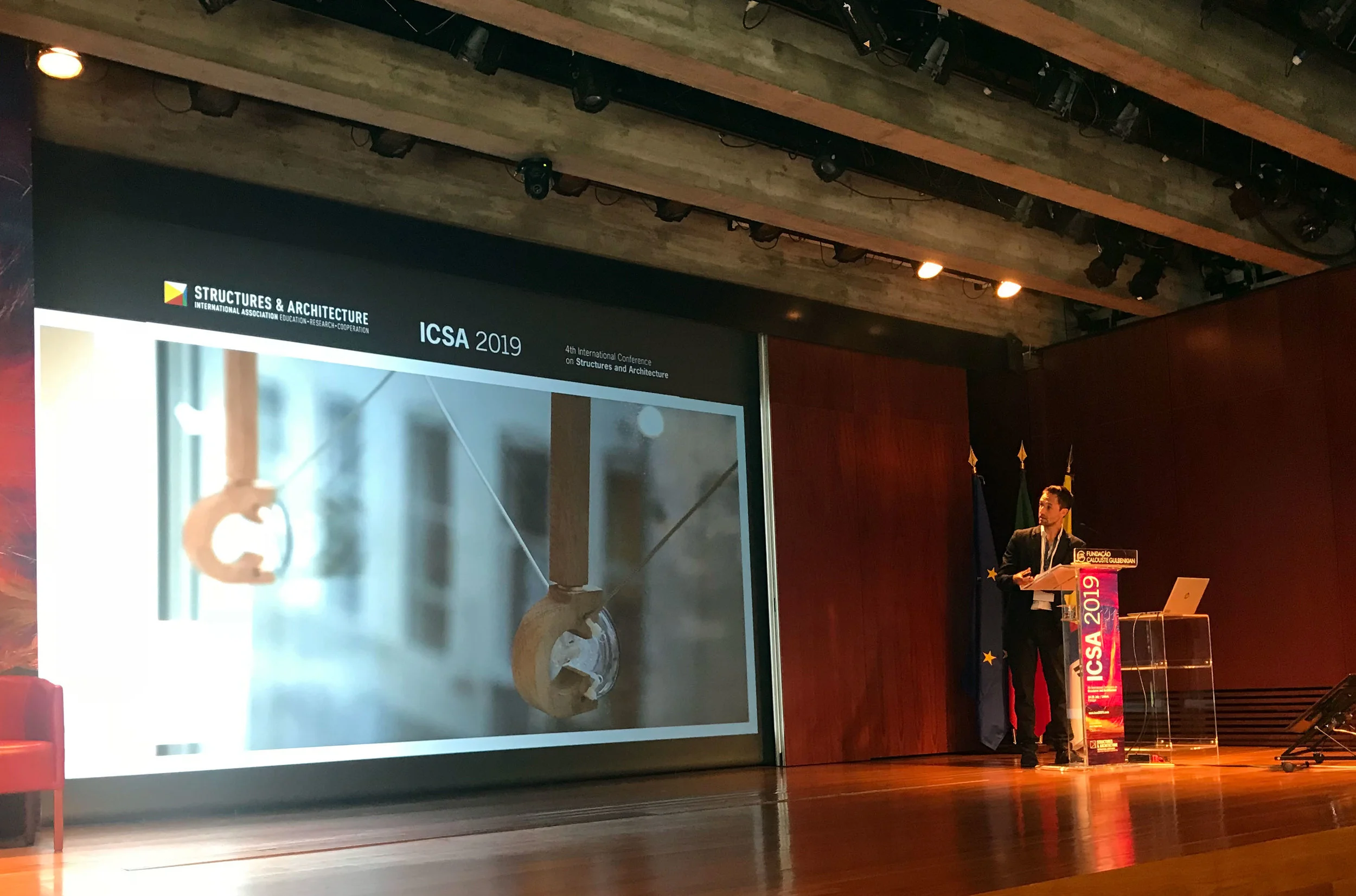 Presentation of work at 'International Conference on Structures and Architecture 2019', Lisbon, Portugal