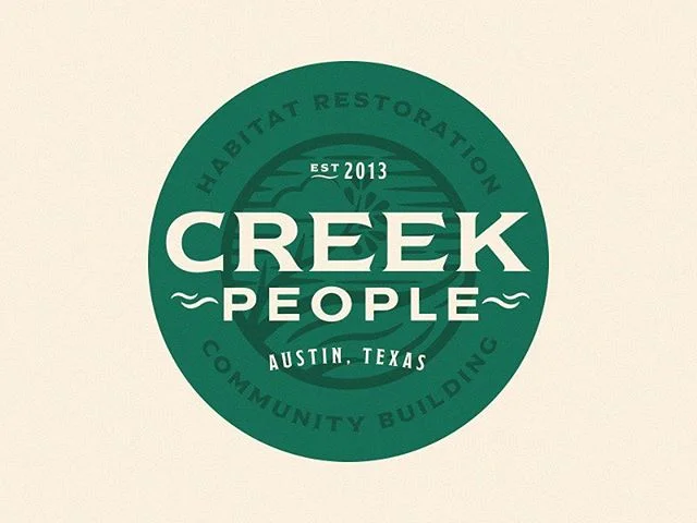 Creek People is a registered nonprofit dedicated to improving urban creek corridors within Austin city limits. We got to work on doing a little facelift for their brand, with more in the works later this year. If you want to know more about what they