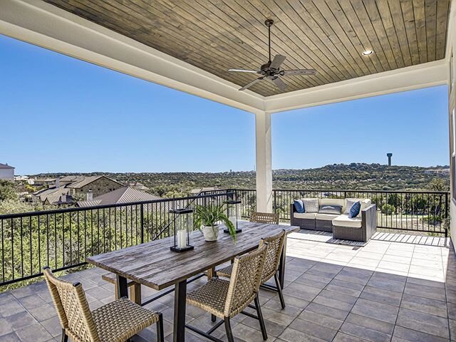 This amazing view could be yours! Schedule a tour of any of the remaining available homes in Serene Hills today! Pictured here is a beautiful Sitterle Home at 4705 Serene Hills Dr. 🏡🌳☀️