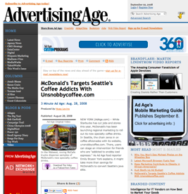 Unsnobby in AdAge.png