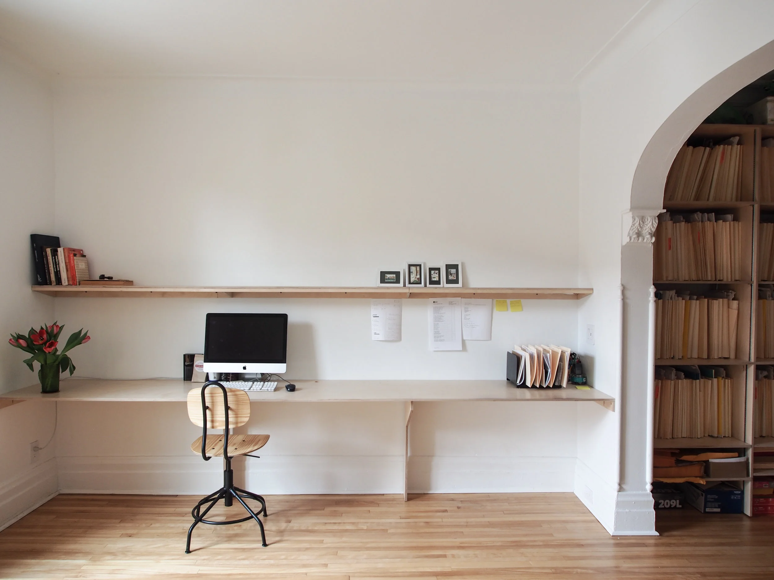  Office design for a music quatuor.  