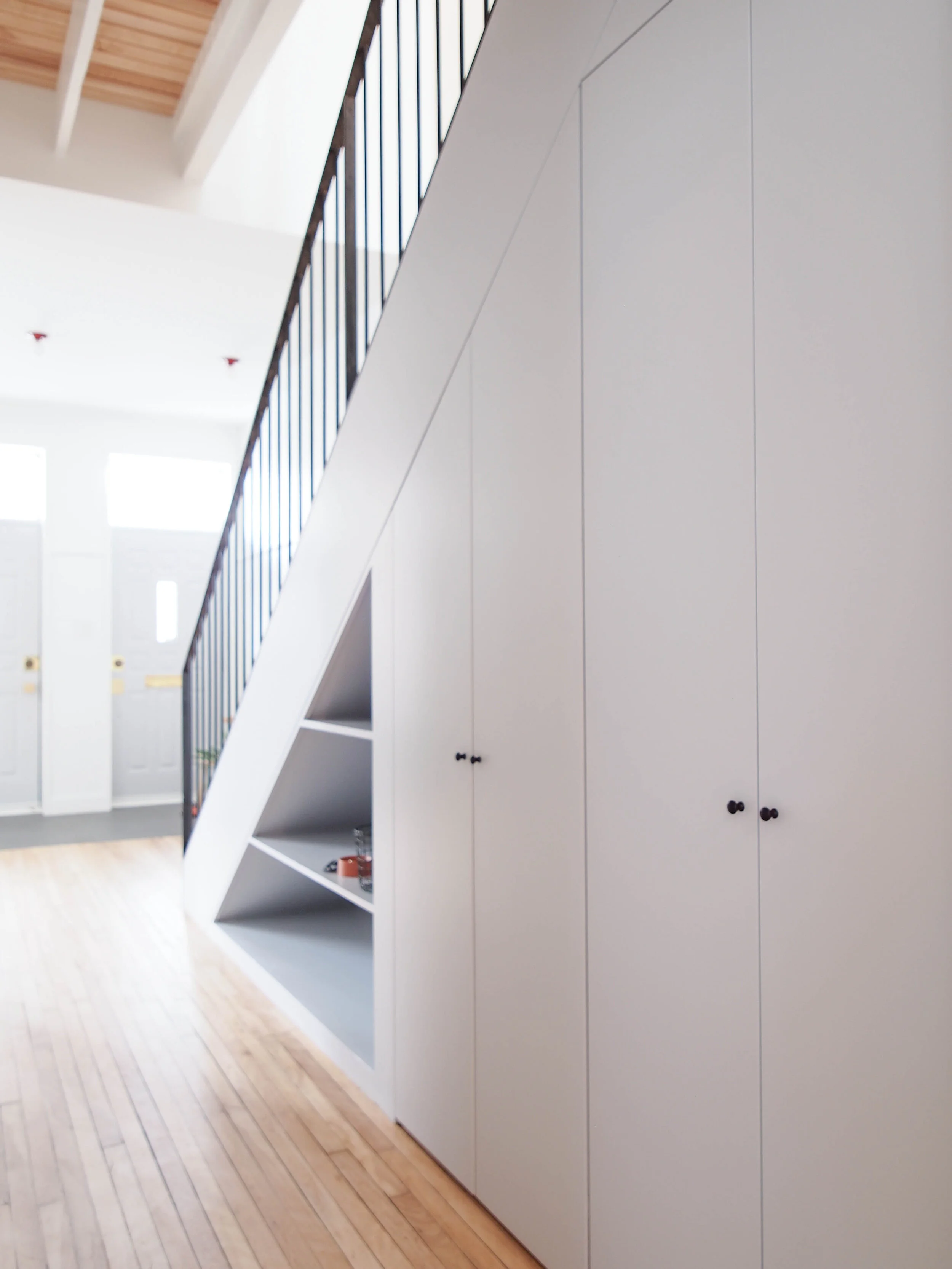  Renovation project of a Mile end duplex into a single family home. 