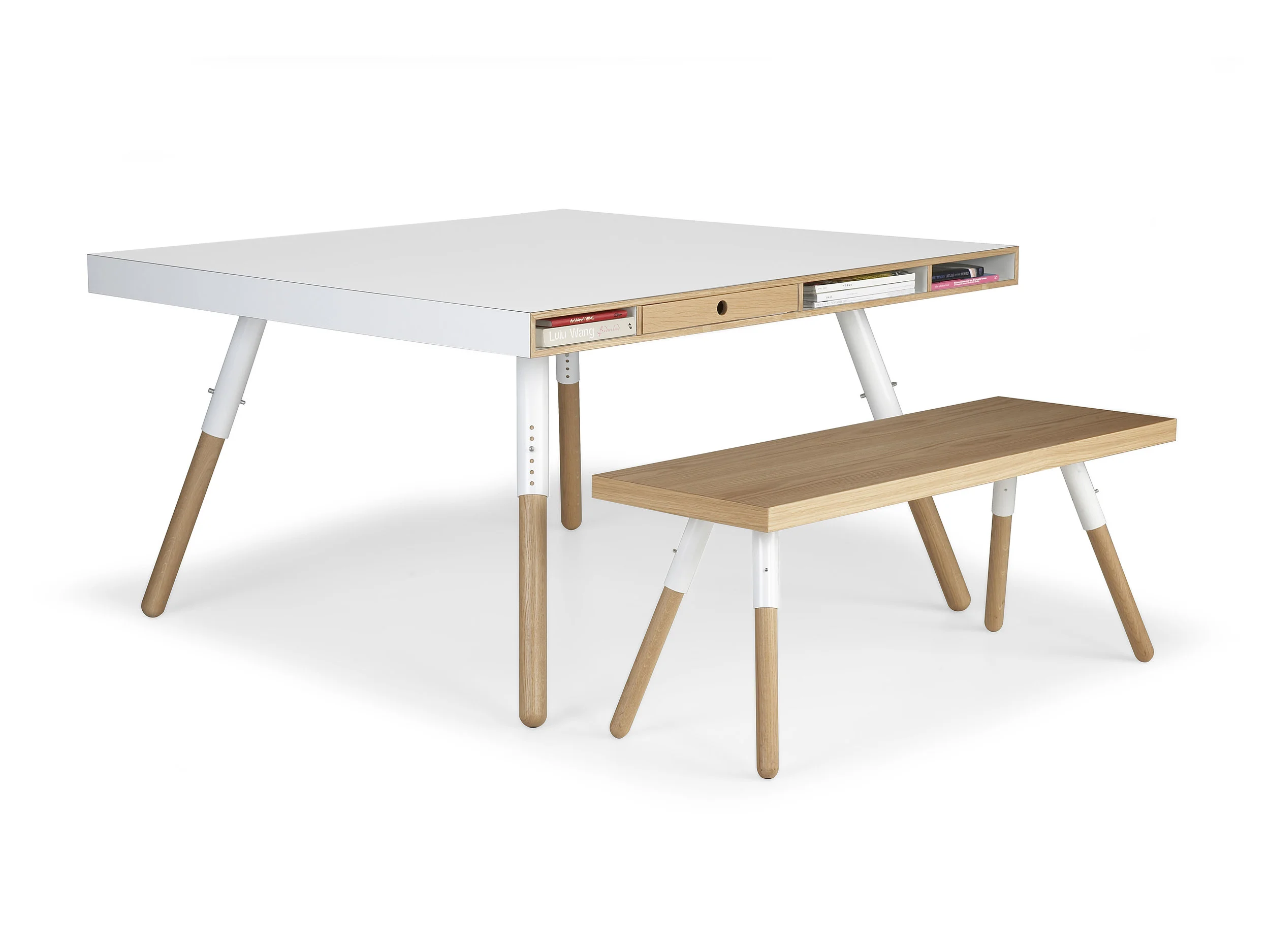10)Phill-square-white-lam.-cornerview-(books)-+-bench.jpg