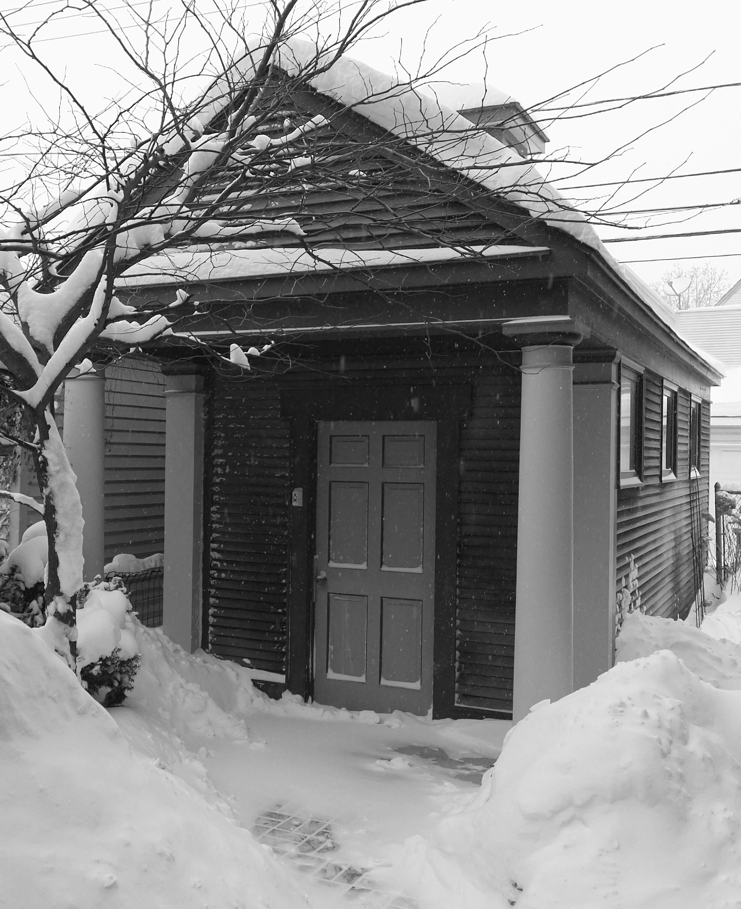 notre temple à la voiture du bureau