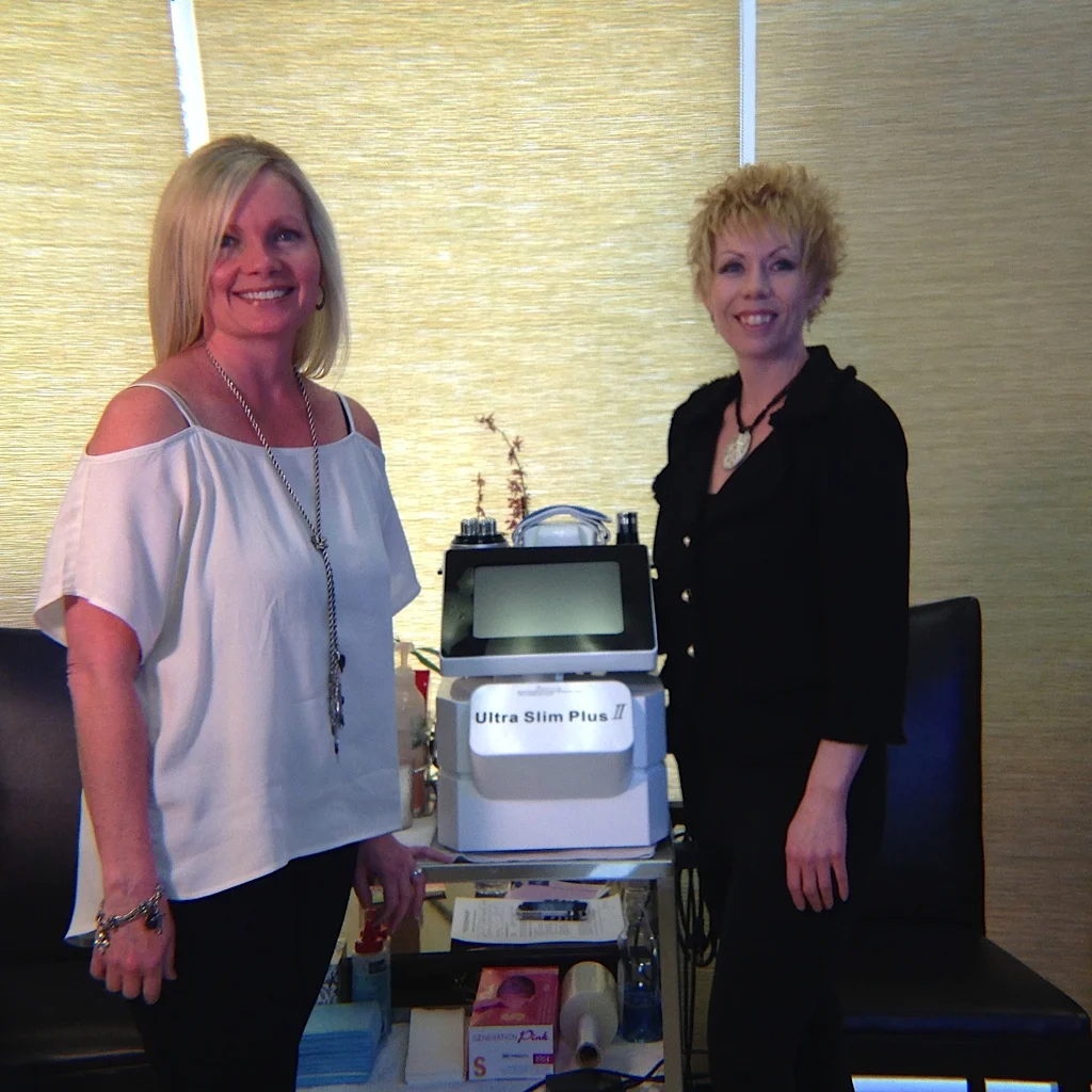 Myself and Dr. Stephanie King during training.