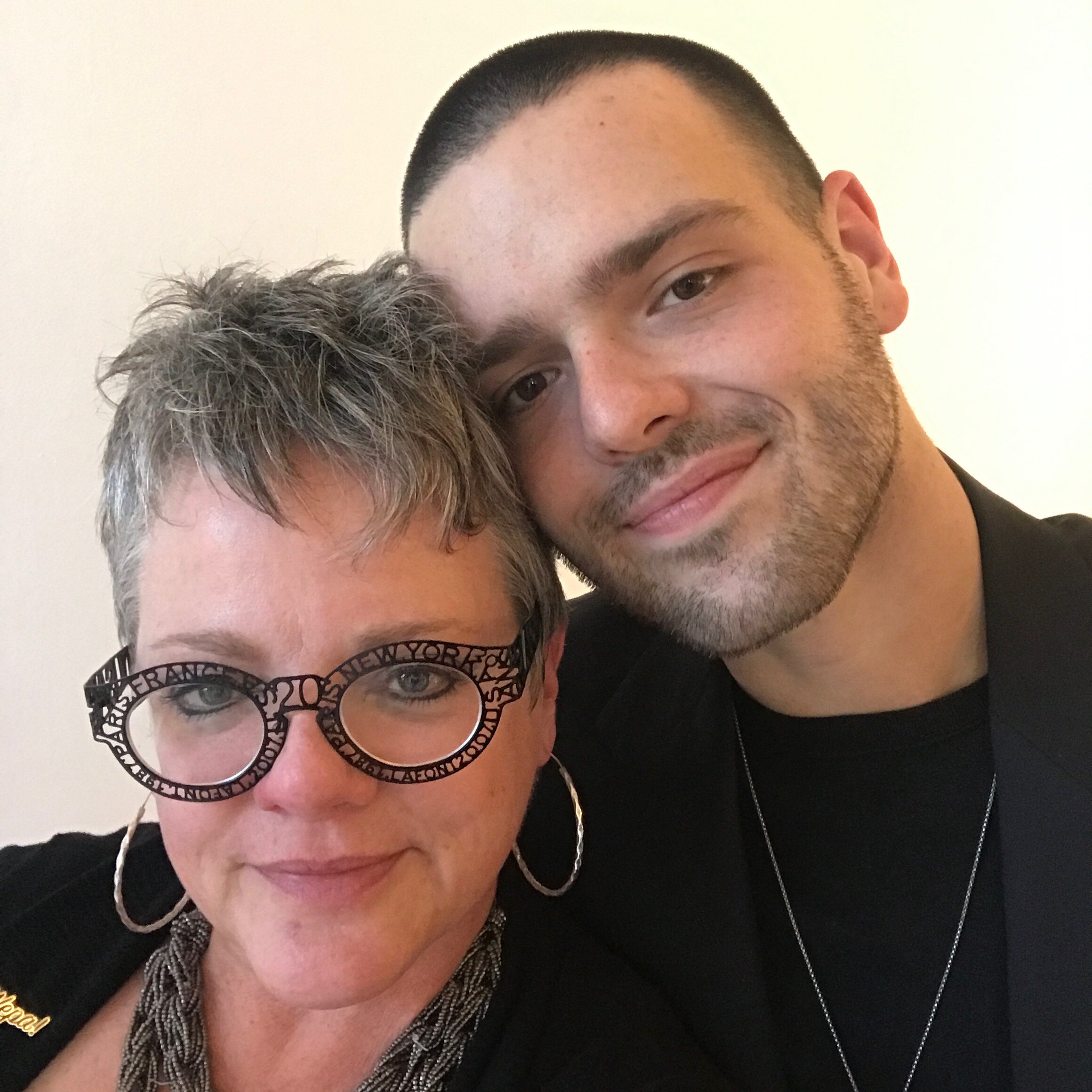 Author Ann Davila Cardinal &amp; her son Carlos Cardinal