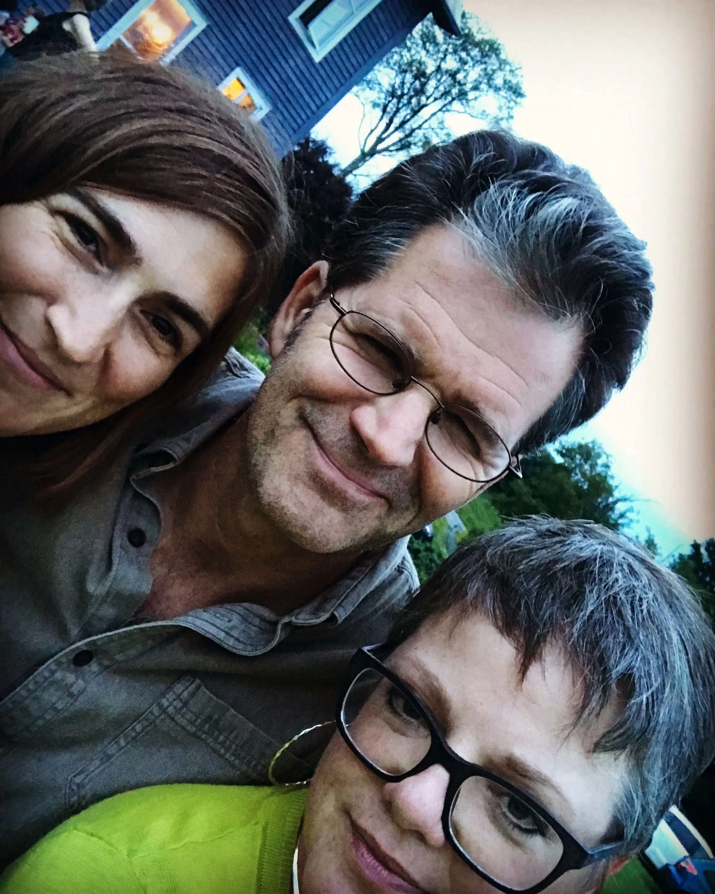 Ann Davila Cardinal with Authors Andre Dubus III and Miciah Bay Gault