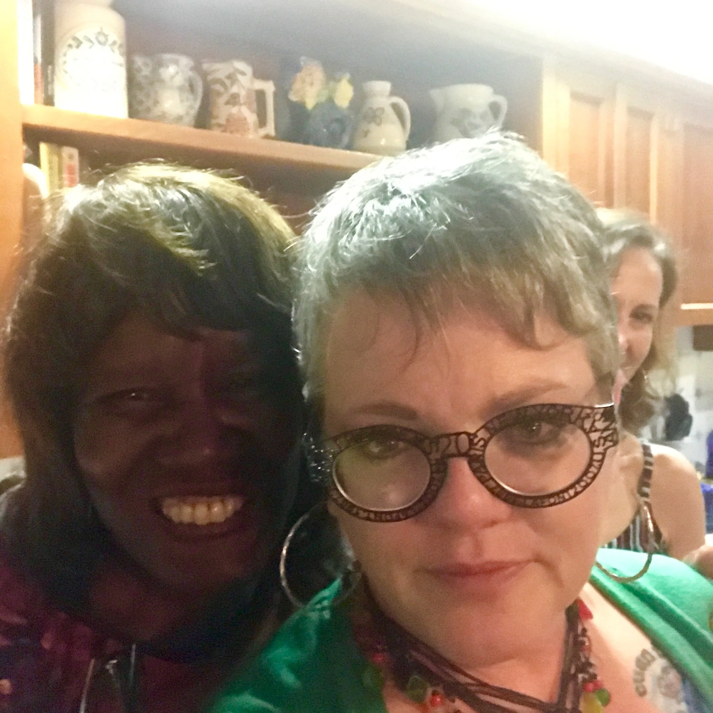 Ann Davila Cardinal with poet Patricia Smith