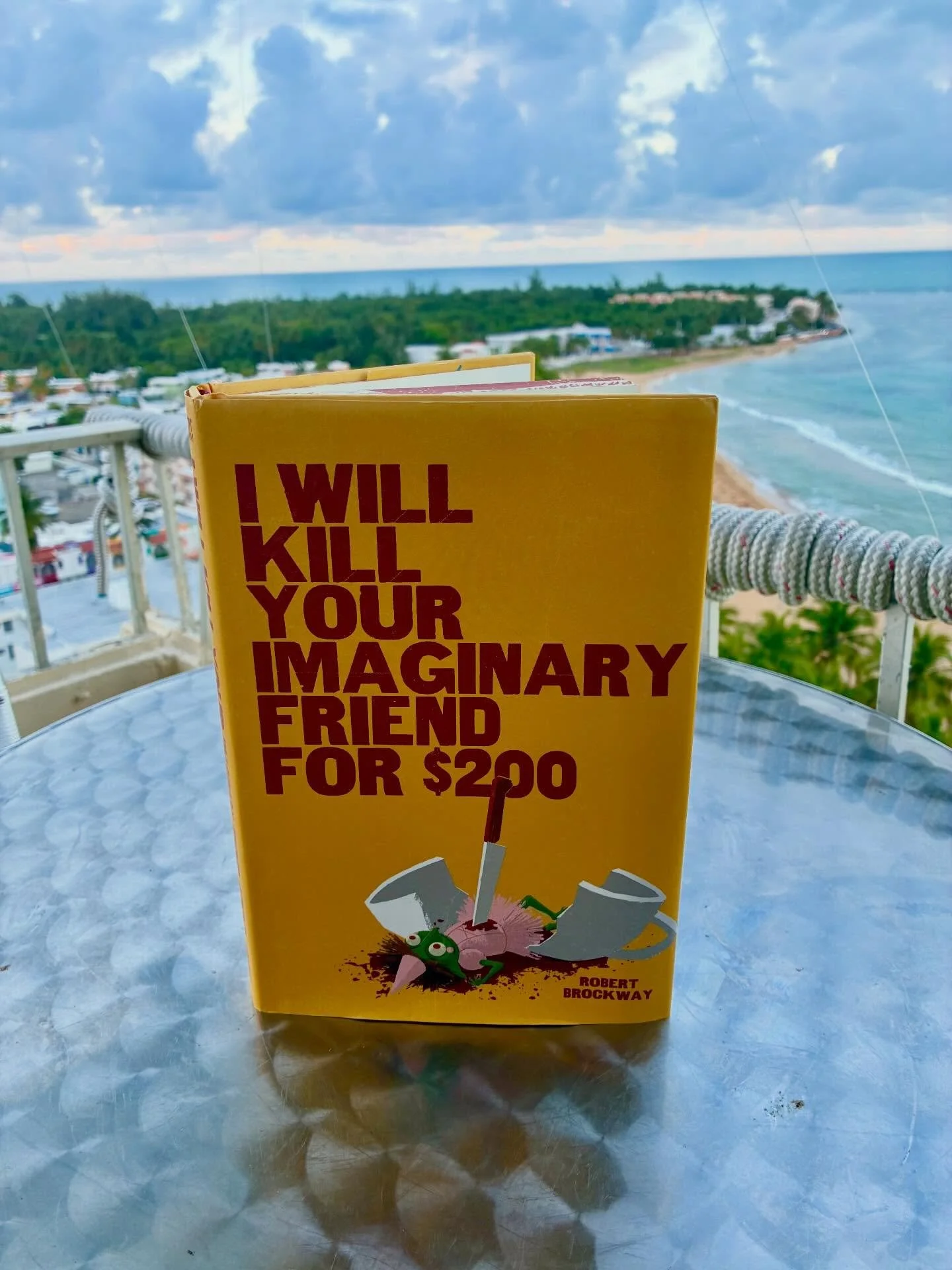 Brought this in physical book form to Puerto Rico because I started it at @bearpondbooks_stowevt and couldn&rsquo;t wait to finish it! I LOVED it. Totally original concept, the most dysfunctional and f-ed up main characters that I related to and root