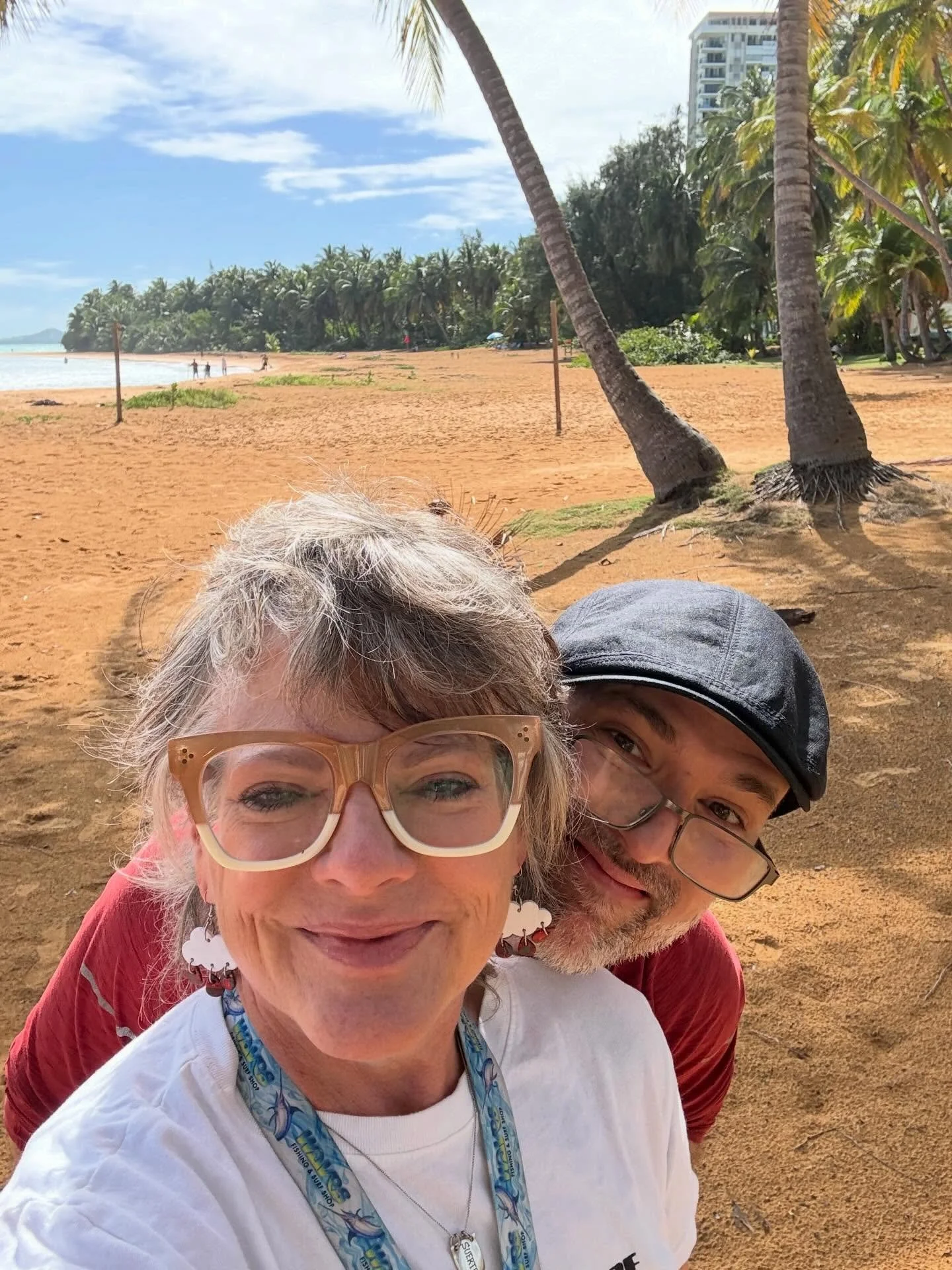 So fun to see my dear friend Will Alexander and his lovely family in Luquillo! ❤️
