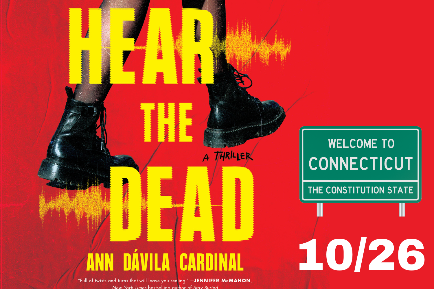 Hear The Dead book event at River Bend Bookshop! 