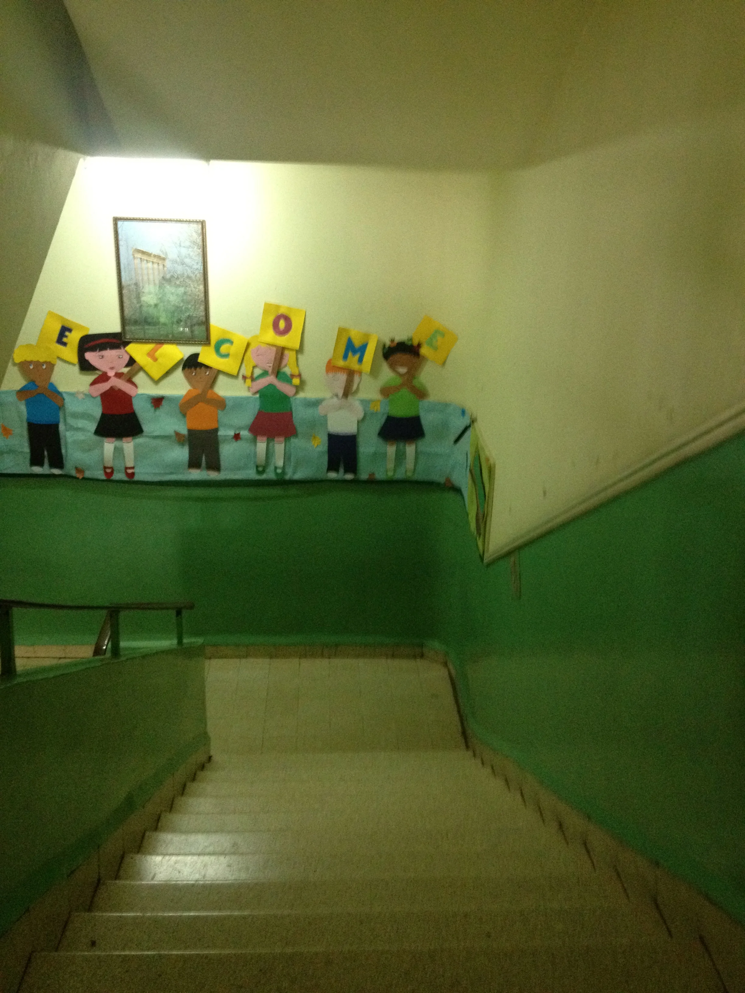 Syrian primary school for refugee children, Tripoli (North Lebanon). Photo taken by Estella Carpi, 2013.