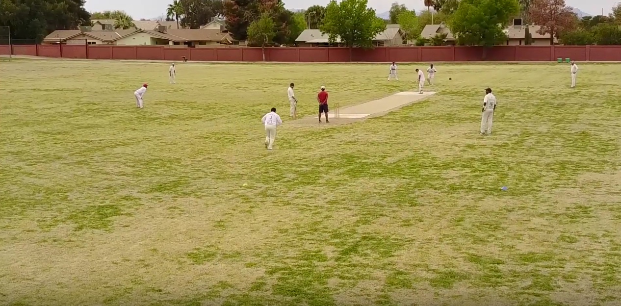 Cricket match in Phoenix, Hussein Mohamed