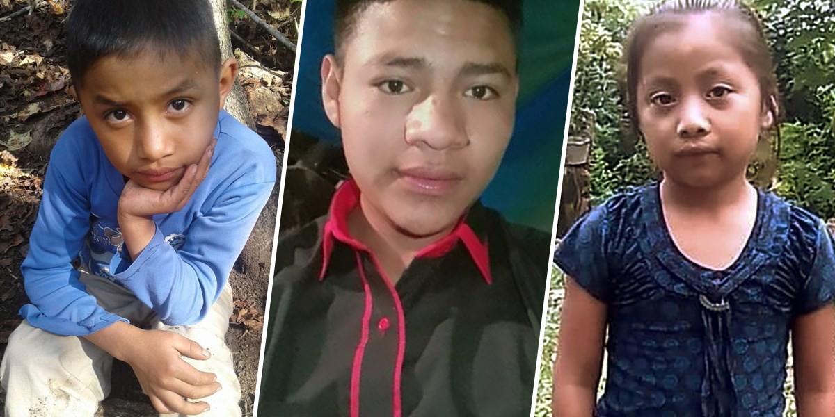 Felipe Gomez Alonzo, Carlos Gregorio Hernandez Vasquez and Jakelin Caal Maquin.