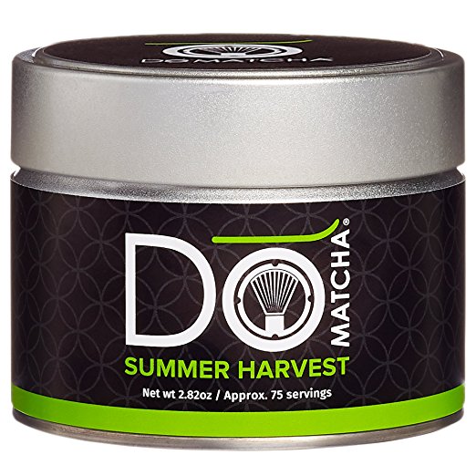 Matcha: DoMatcha Organic Summer Harvest Matcha This was the first matcha I started using and I think it's great. Currently I am using the Foursigmatic Matcha above because I like the functional mushrooms but this is a nice pure one that's not crazy expensive