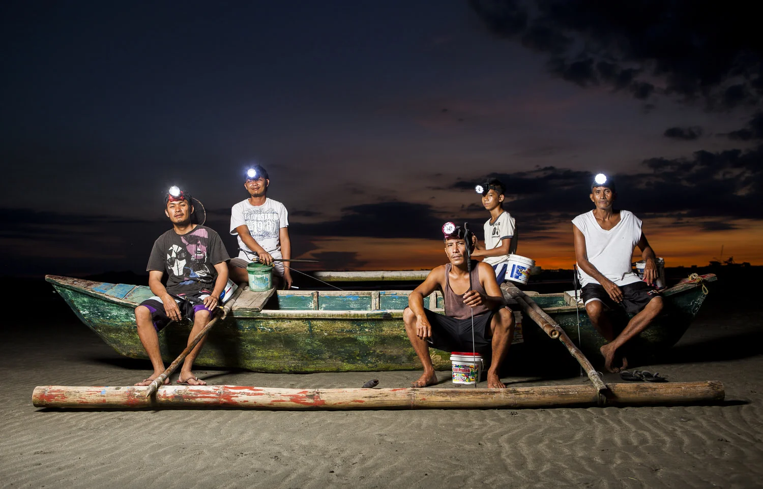 One of more than forty portraits taken of Cagayan de Oro fishermen, February 2014. Photo credit and courtesy of Bryan Alano .