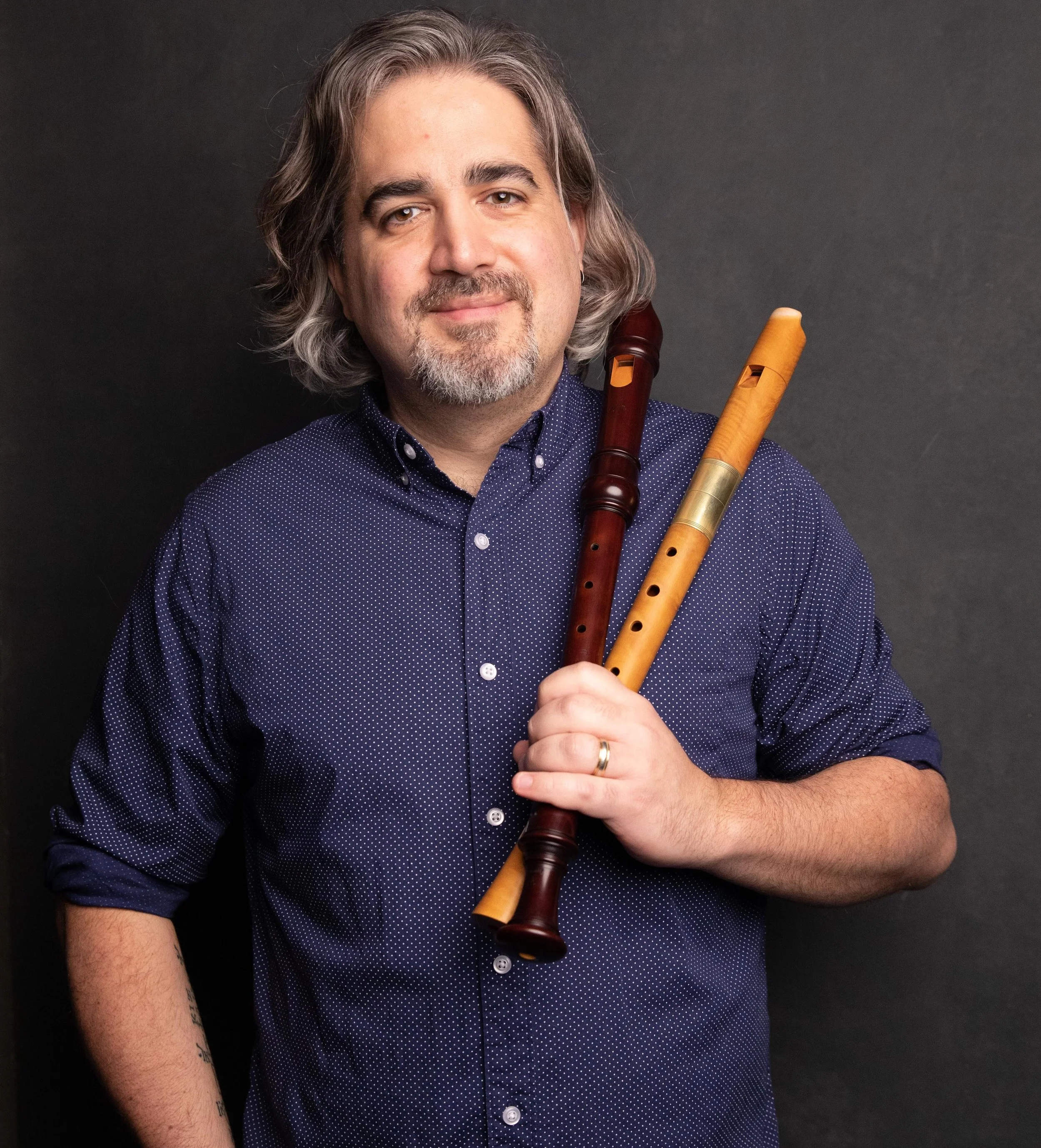 Daniel Meyers Recorders and hand percussion