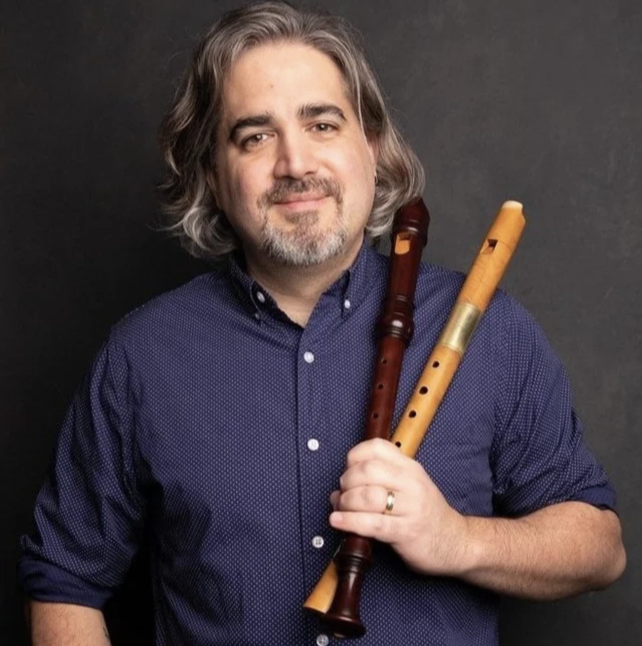 Daniel Meyers, recorders and percussion