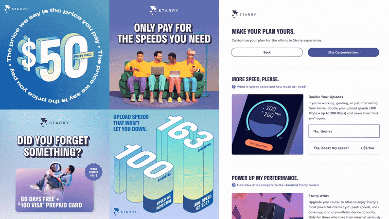 Starry web highlight reel