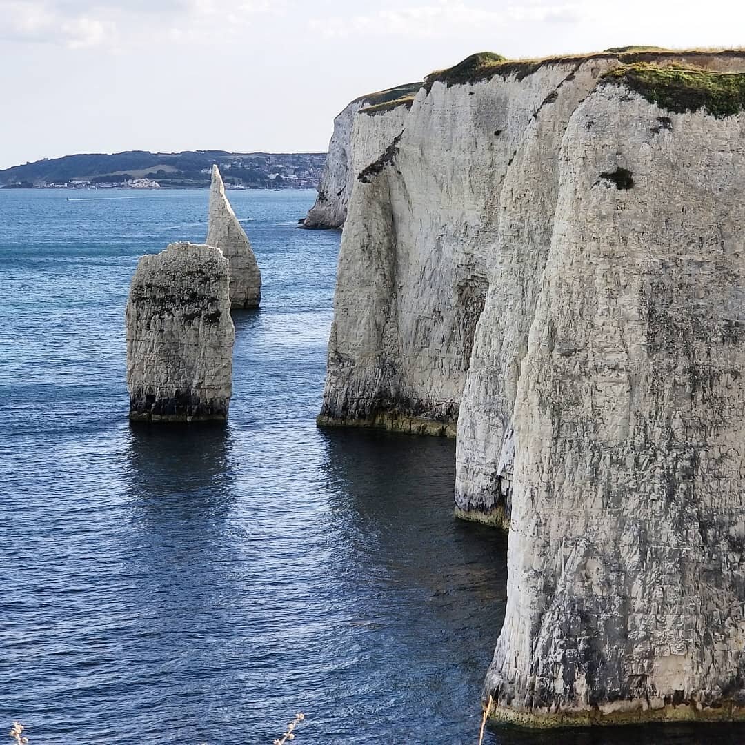 These are the Chalk Cliffs of the Jurassic Coast with The Haystack and The Pinnacle to the left. This view is opposite of Old Harry Rocks, South England. .
.
#travelphotography #instagood #travel #landscapelovers #traveltheworld #aroundtheworld #lone