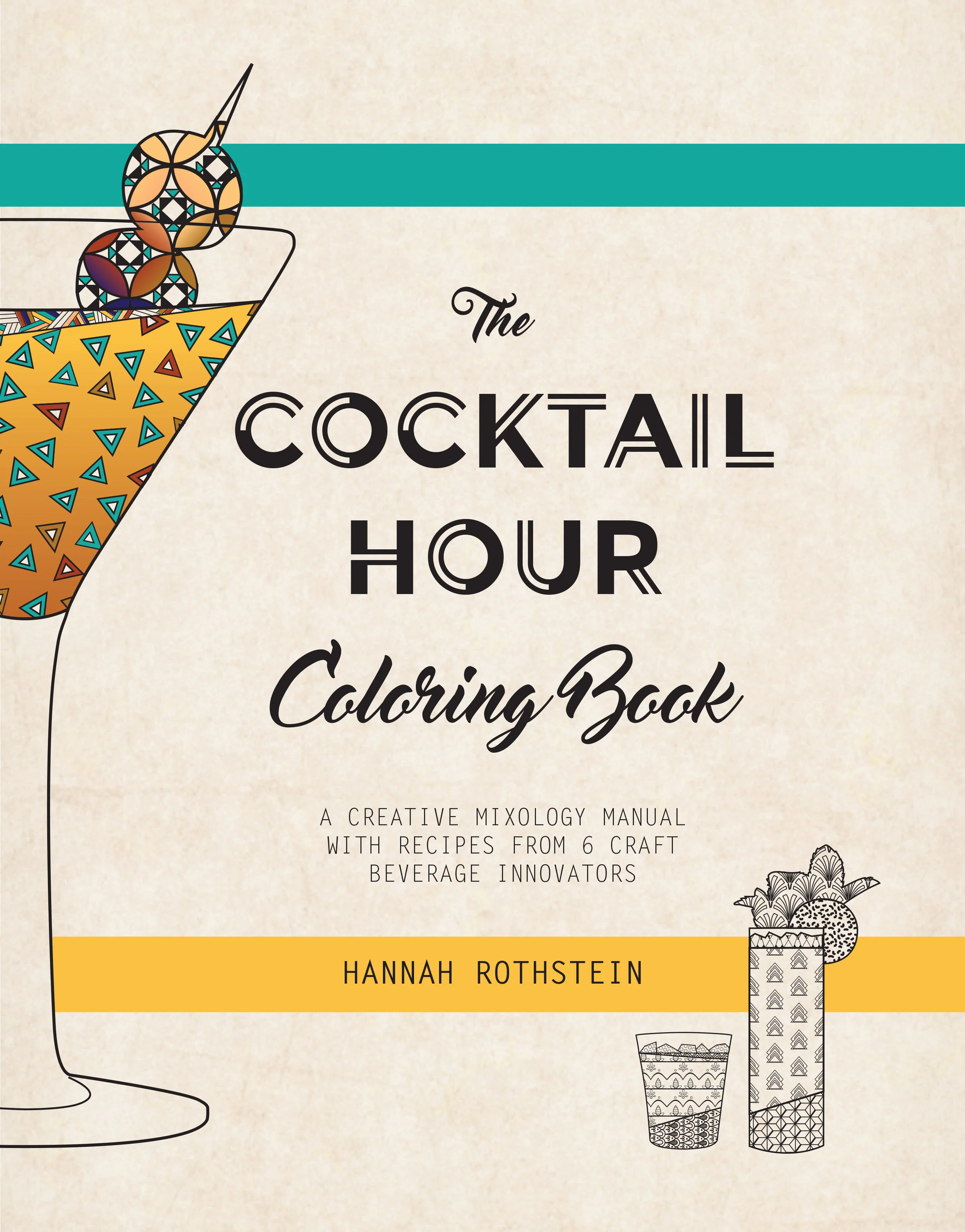 The Cocktail Hour Coloring Book