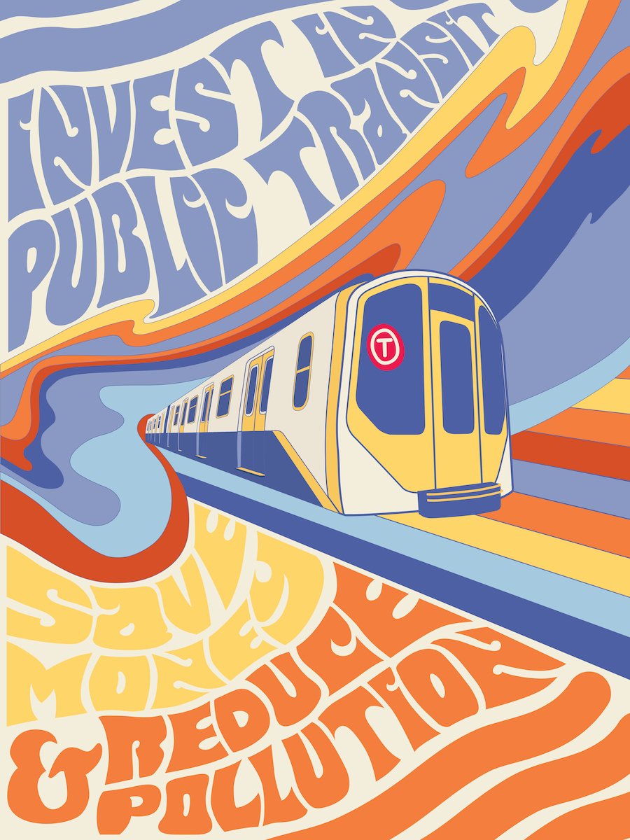 Public Transit Poster Art