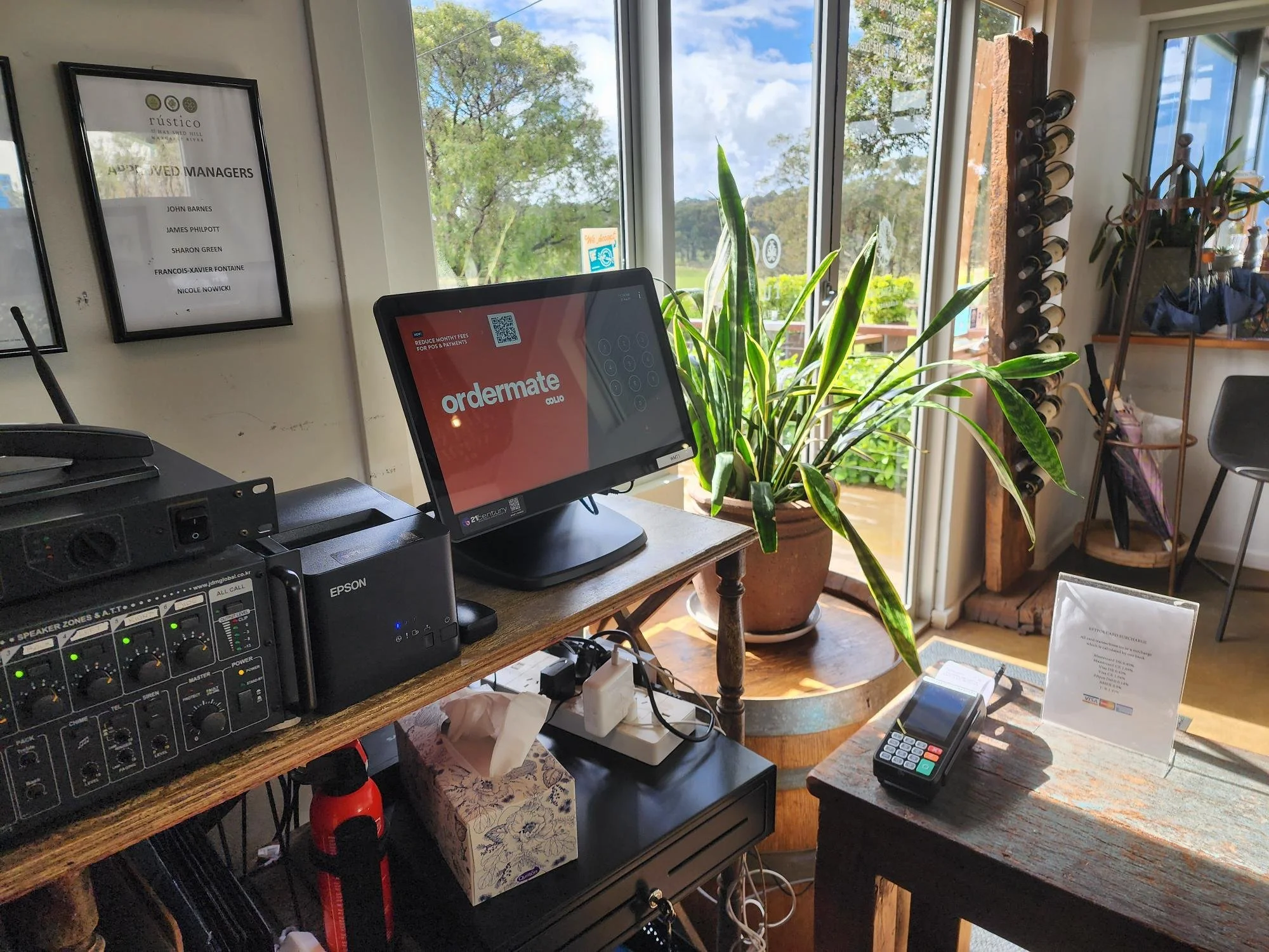 Enhancing the Rustico Experience at Hay Shed Hill with OrderMate POS & NXT21 Payments