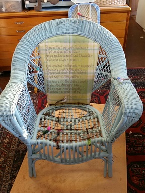 'Empty Chair' by artist Elizabeth McQueen Click here to find out more about Empty Chair event at the 2016 Melbourne Writers Festival