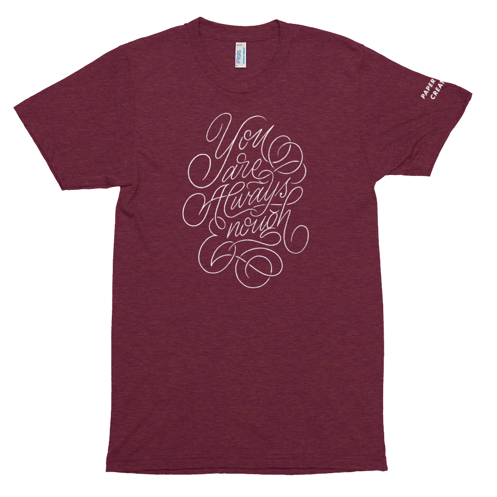 always-enough_PB-monogram_SideandBackLogo_Template_mockup_Front_Flat_Tri-Cranberry.png