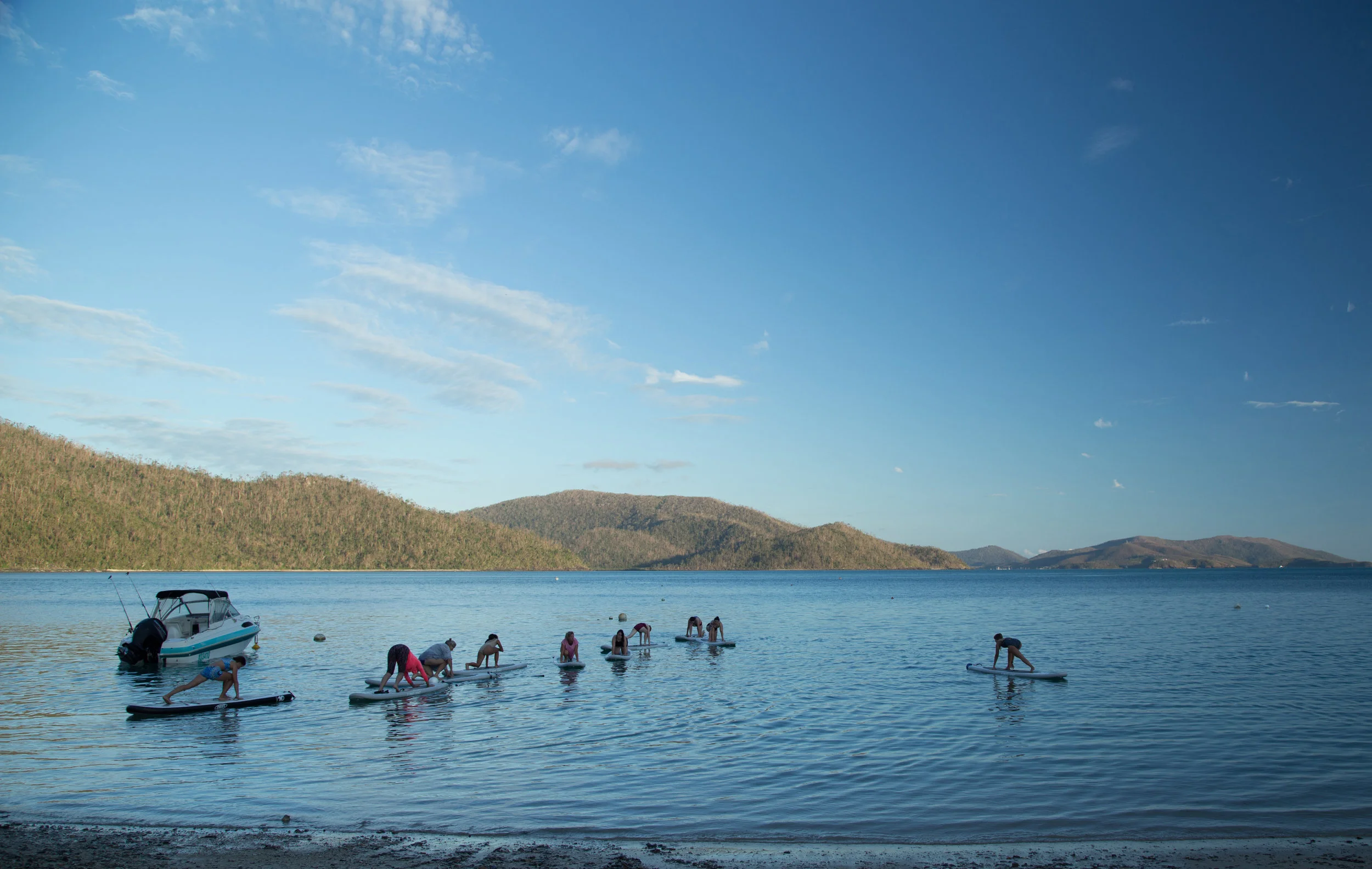 Photo by @all_that_counts_photography at my Whitsunday's SUP Yoga Retreat